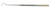 412-442L - TUFTS PIGTAIL PROBE W/BALL TIP TWIST LEFT 6 3/4"