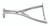417-062 - FOREMANN K-WIRE DISTRACTOR SMALL CLOSED ARMS 6"