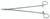 438-592 - SCHNIDT FORCEPS SLIGHT CURVED CLOSED RINGS 11"