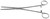 438-610 - ROCHESTER CARMALT FORCEPS LONG SERRATIONS W/CROSS-SERRATED TIP STRAIGHT 10"