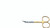 460-158 - CONVERSE WILMER SCISSORS POWER CUT GOLD SERRATED 4"