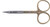 460-158 - CONVERSE WILMER SCISSORS POWER-CUT-GOLD SERRATED 4"