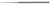 467-371S - BUCK EAR CURETTE HEXAGONAL HANDLE BLUNT STRAIGHT 5 3/4" SIZE  000