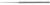 467-392S - BUCK EAR CURETTE HEXAGONAL HANDLE SHARP STRAIGHT 5 3/4" SIZE  0