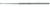 467-398S - BUCK EAR CURETTE HEXAGONAL HANDLE SHARP STRAIGHT 5 3/4" SIZE  3
