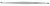 467-4133 - WILLIGER CURETTE DOUBLE END STRAIGHT 5 1/2" #1-2