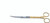 475-181 - FREEMAN KAYE SCISSORS SPREAD HANDLE POWER CUT GOLD CURVED 8"