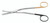 475-250 - WILKINSON RHYTIDECTOMY SCISSORS ANGLED SHAFT TC POWER-CUT CURVED 7 1/2"