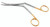 475-307Q - KNIGHT NASAL SCISSORS SERRATED POWER-CUT-GOLD CURVED LEFT 7" QUANTUM