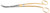 508-607 - STRATTE SCISSORS S-CURVED POWER CUT GOLD SLIGHT CURVE 10"