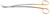 508-612 - STRATTE JAMESON SCISSORS STRONG S-CURVED POWER CUT GOLD TENOTOMY TIP 10"