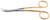 508-618 - BABY STRATTE SCISSORS FULL S-CURVED POWER CUT GOLD TENOTOMY TIP 5 1/2"