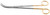 508-621 - HEANEY THOREK SCISSORS BEVELED BLADES RIGHT ANGLE POWER-CUT-GOLD 9"