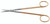 508-638 - KELLY FISTULA SCISSORS PC GOLD STRAIGHT 6 1/4"
