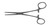 1100-150 - ROCHESTER CARMALT FORCEPS LONGITUDINAL CROSS HATCH TIP STRAIGHT 6 1/4"