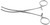 1100-163 - DOYEN INTESTINAL FORCEPS DIAGONAL SERRATIONS CURVED 7"