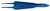 T14-3077 - TITANIUM MANHATTAN FORCEPS .7mm ANGLE TEETH