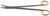 1100-282 - MAYO-CARROLL DISSECTING SCISSORS TC CURVED 9"