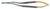 400-228Q - MICRO BAYONET NEEDLE HOLDER ROUND HANDLE TC SERRATED STRAIGHT W/LOCK 8 1/4" QUANTUM