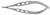 13-2500FQ - CASTROVIEJO CORNEAL SCISSORS FENESTRATED HANDLE SMALL CURVED BLUNT BLADES 4 1/4" QUANTUM 13-2500FQ - CASTROVIEJO CORNEAL SCISSORS FENESTRATED HANDLE SMALL CURVED BLUNT BLADES 4 1/4" QUANTUM