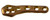 Z27-TL-106 - GOLD PLATE TPLO LEFT Ø2.7 6 HOLES