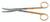 525-546 - EPISIOTOMY SCISSORS CURVED TO SIDE BLUNT PC GOLD 8"