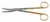 525-546 - EPISIOTOMY SCISSORS CURVED TO SIDE BLUNT POWER CUT GOLD 8"