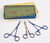 516-726T-SET - TITANIUM VASECTOMY SET IN TRAY (CLAMP/FORCEPS/SCISSORS)