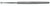199-104Q - PIFFARD DERMAL CURETTE SIZE  1 NARROW HANDLE OVAL 3mm TIP 5 1/2" QUANTUM