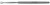 199-106Q - PIFFARD DERMAL CURETTE SIZE  2 NARROW HANDLE OVAL 5mm TIP 5 1/2" QUANTUM