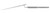 2900-235 - BALL DISSECTOR SOFTLY CURVED Ø8.0mm 270mm LONG