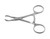 1103-004Q - STEFAN MINI BONE HOLDING FORCEPS SERRATED JAWS W/LONG RATCHET CURVED 4" QUANTUM
