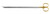 2400-478 - TAVR WIRE CUTTING SCISSORS TC INSERTS 25° ANGLED UP 10" (25.4cm)