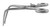 1100-6311R - GELPI RETRACTOR DEEP ANGLE W/ ENCLOSED RATCHET 6 1/2"