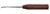 335-260Q - PERIOSTEAL ELEVATOR PHENOLIC HANDLE CURVED FLAT EDGE 6mm 7 1/2" QUANTUM