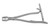 305-331 - MINI KERN BONE CLAMP 15mm JAW W/RATCHET 4 3/4" (12cm)