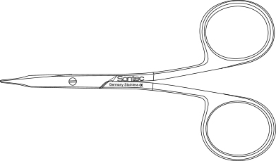 1200-708 - STEVENS TENOTOMY SCISSORS ERGONOMIC SPREAD HANDLE POWER