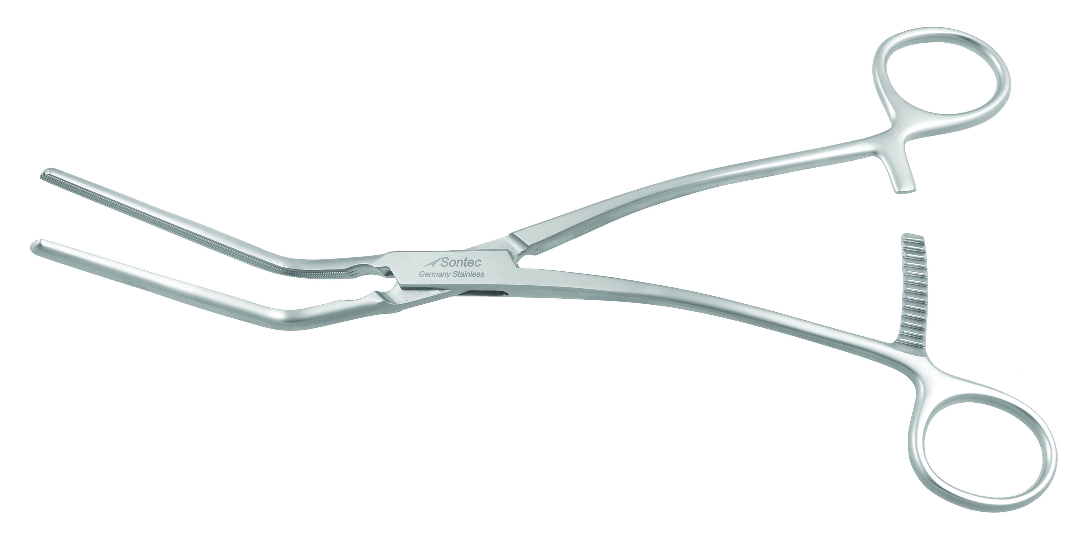 2100-658 - DEBAKEY MORRIS VASCULAR CLAMP 2x3 60° ANGLE JAW/CURVED SHANK ...