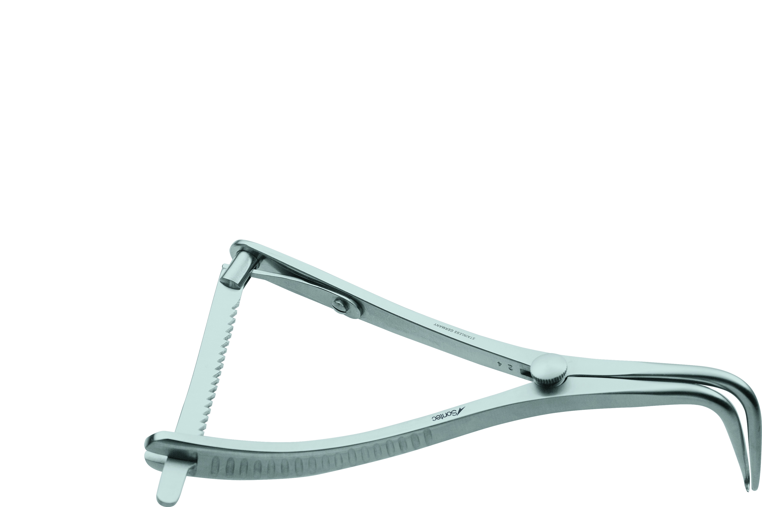 417-048 - INGE NEROMA RETRACTOR W/CROSS OVER TIP W/ SPEED LOCK 6 1/2 ...