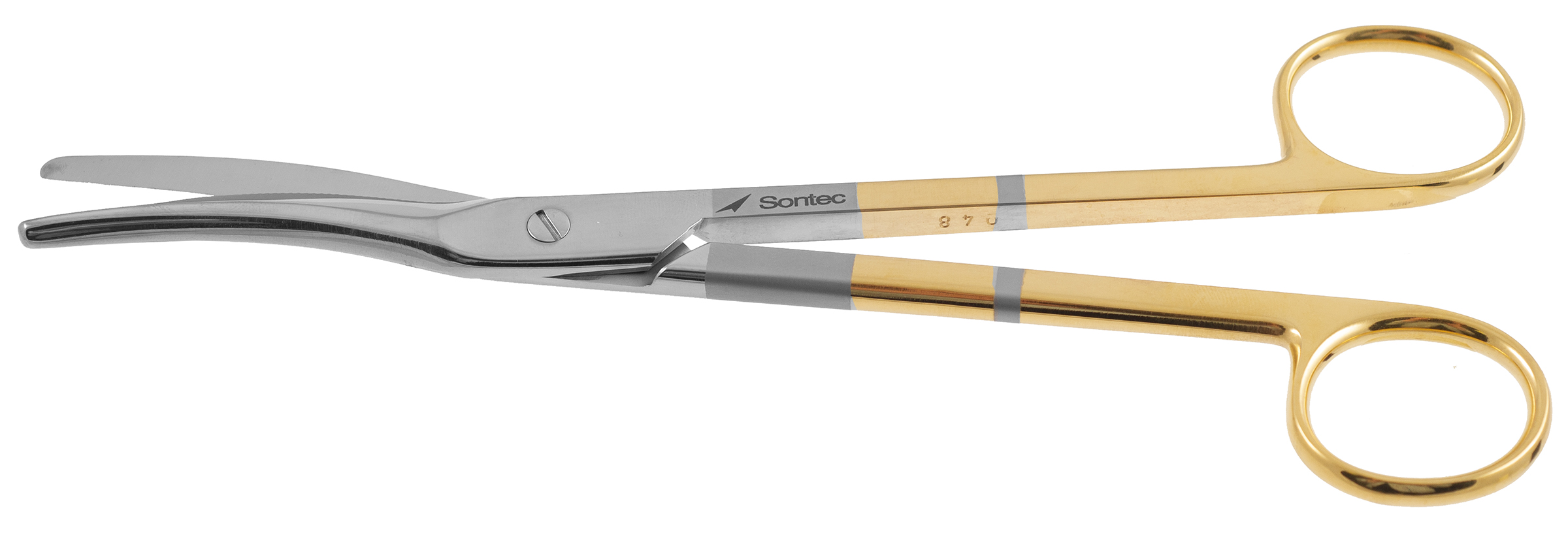 525-546 - EPISIOTOMY SCISSORS CURVED TO SIDE BLUNT POWER-CUT-GOLD