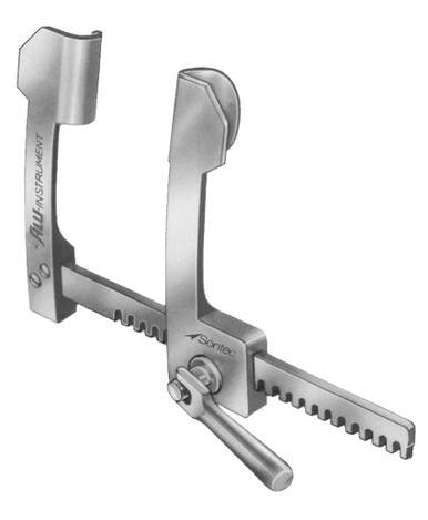 2500-067A - COOLEY RIB SPREADER PEDIATRIC SIZE ALUMINUM 4 1/2
