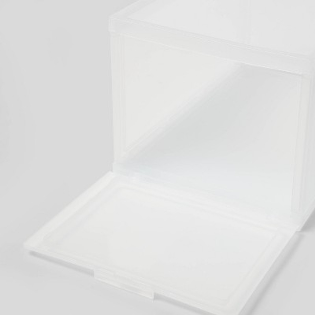 Stackable Large Bin Front Opening Clear Plastic - Brightroom™