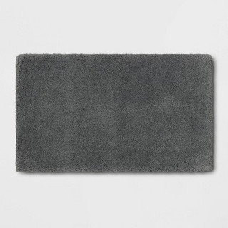 New - 24"x40" Bath Rug Dark Gray- Threshold Signature