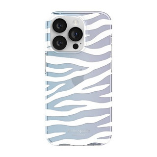 Open Box Kate Spade Apple iPhone 14 Pro Protective Hardshell Case Zebra