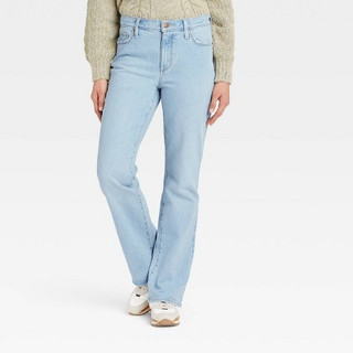 New - Women's High-Rise Vintage Bootcut Jeans - Universal Thread Light Blue 10