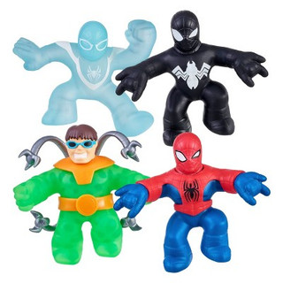 New - Heroes of Goo Jit Zu Marvel Spider-Man Mega 4 Pack