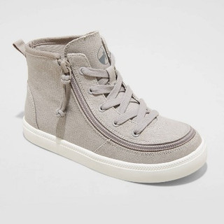 New - BILLY Footwear Girls' Haring Essential High Top Sneakers - Gray 4