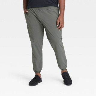 New - Men's Utility Tapered Jogger Pants - All in Motion Dark Gray XXL