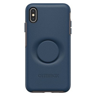 New - OtterBox Apple iPhone XS Max Otter + Pop Symmetry Case (with PopTop) - Go To Blue