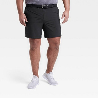 New - Men's Big Cargo Golf Shorts 8" - All in Motion Black 46